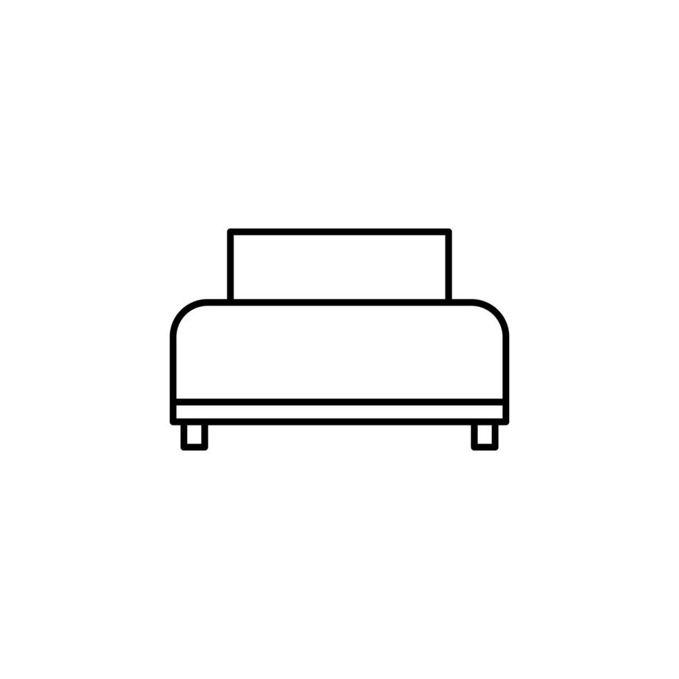 bed vector icoon