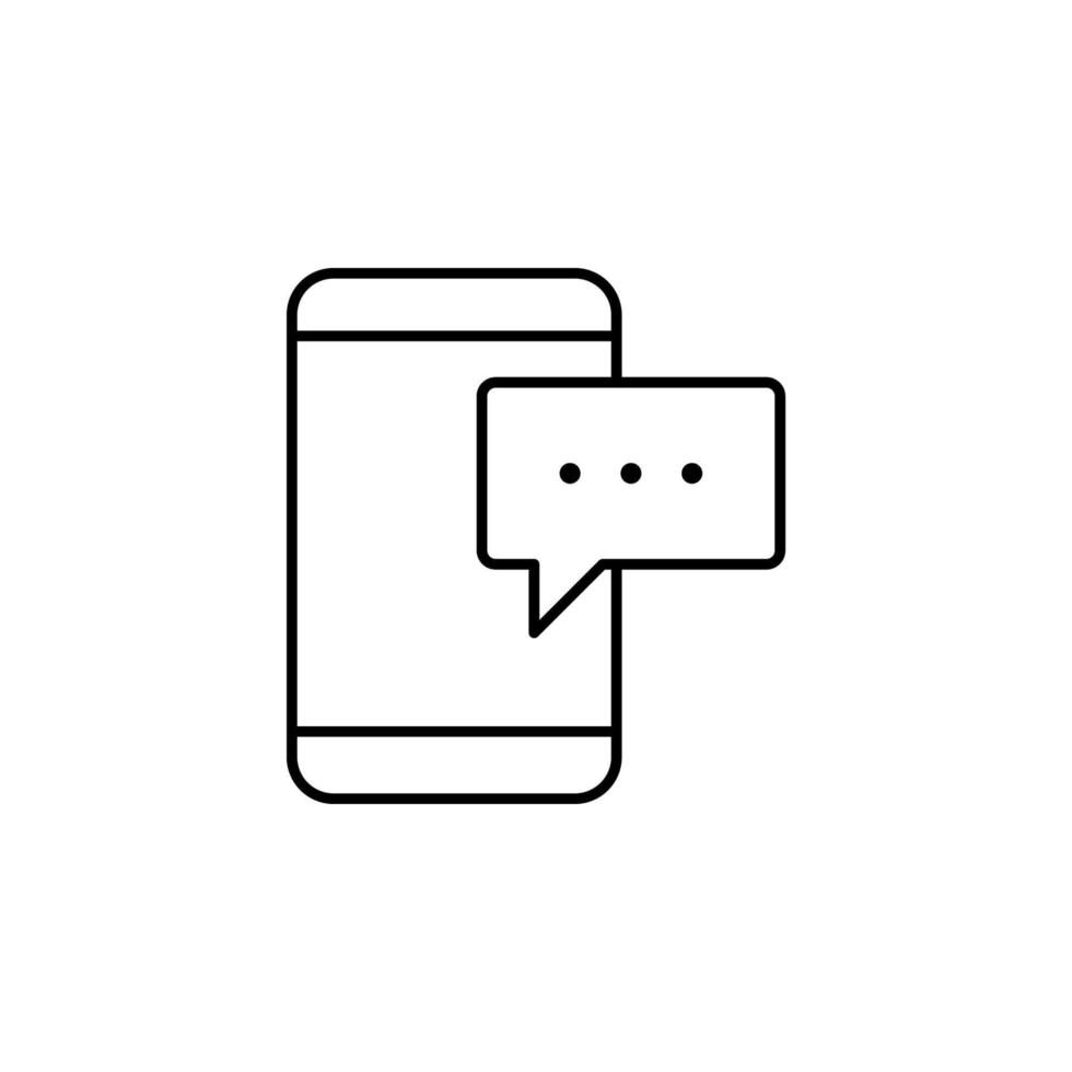 communicatie mobiel telefoon vector icoon