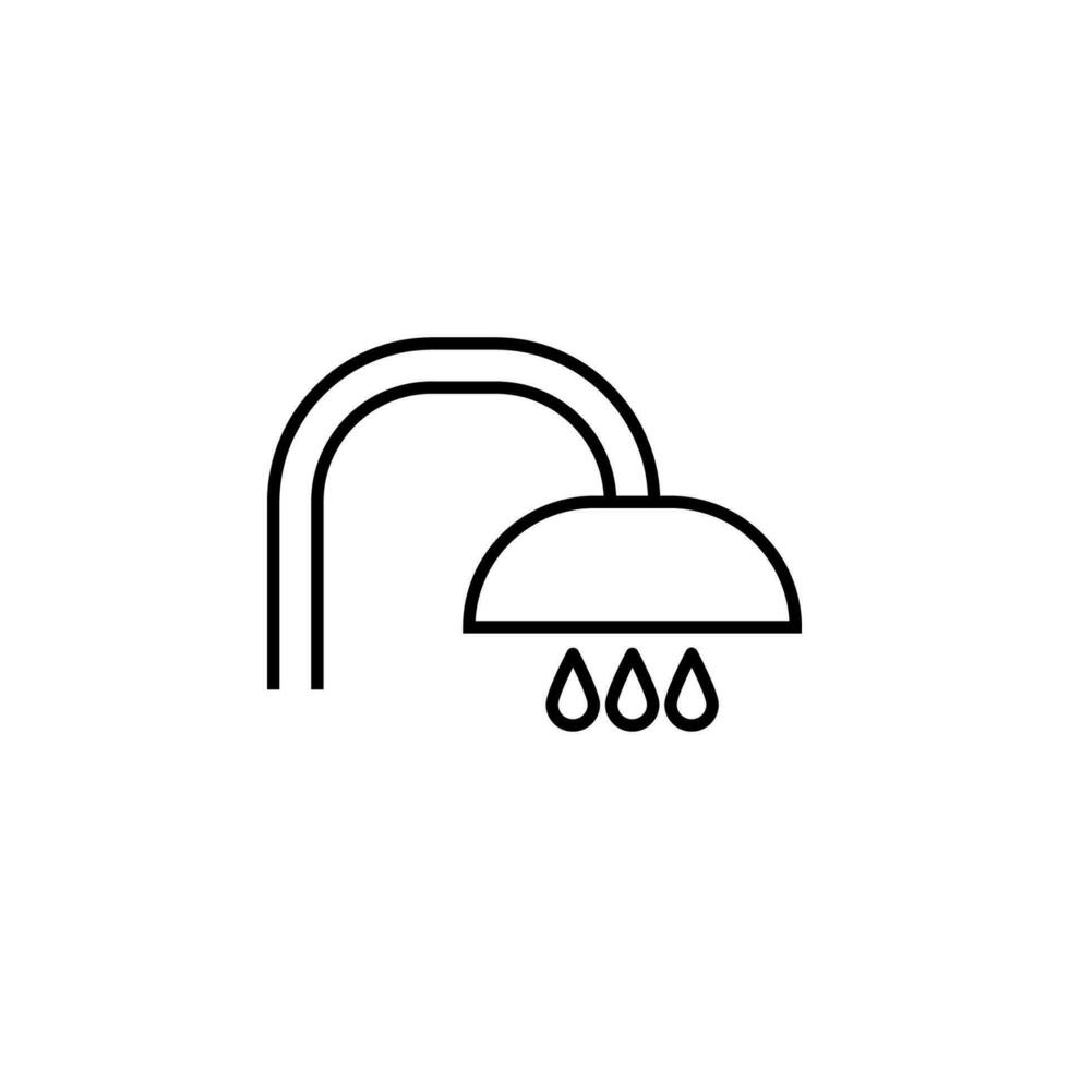 douche vector pictogram