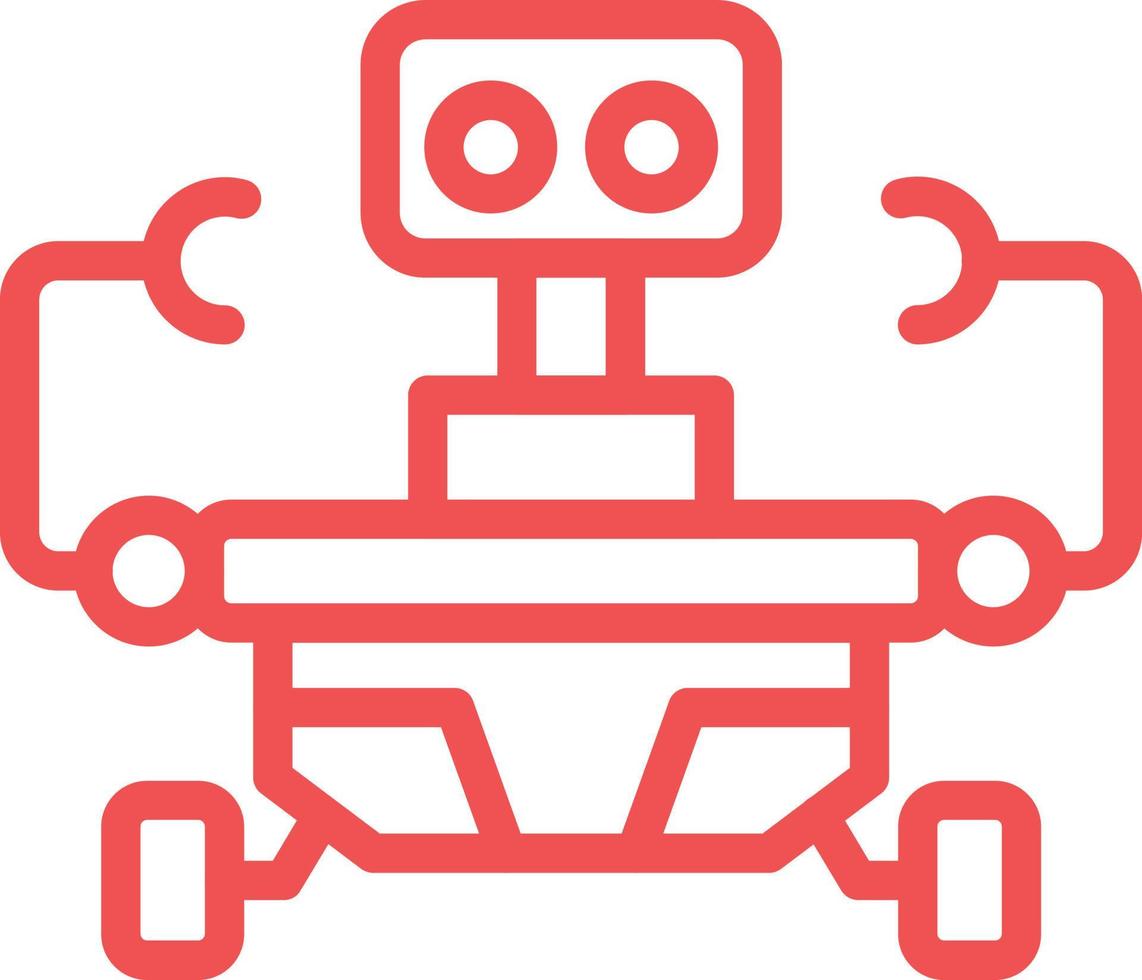 ruimte robot vector icoon ontwerp