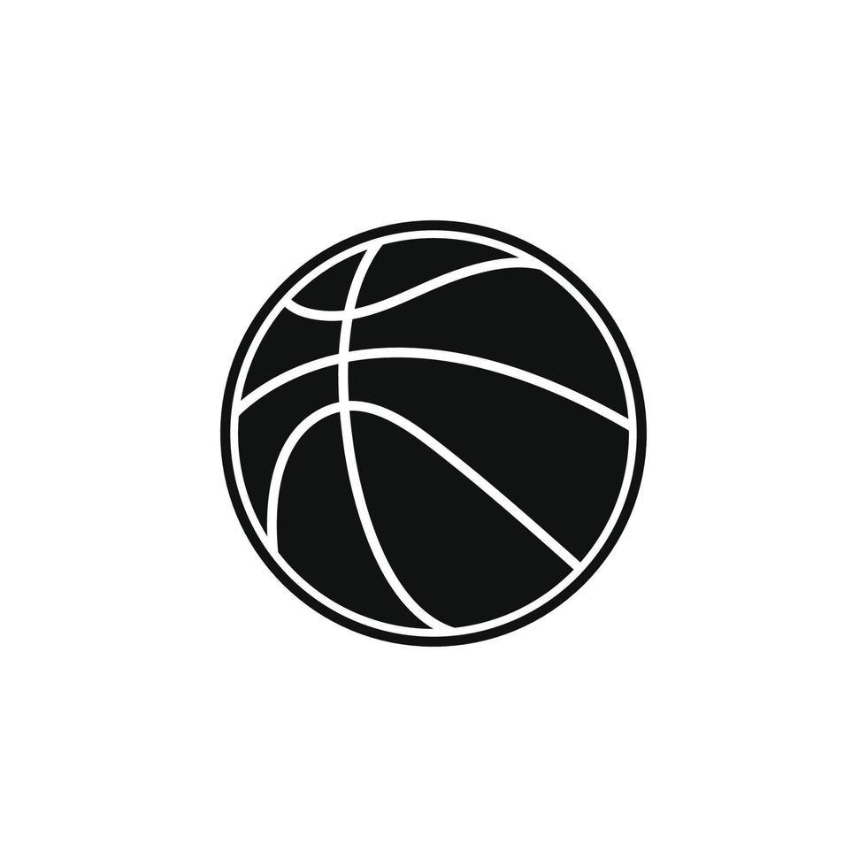 basketbal icoon. bewerkbare vector eps symbool illustratie.