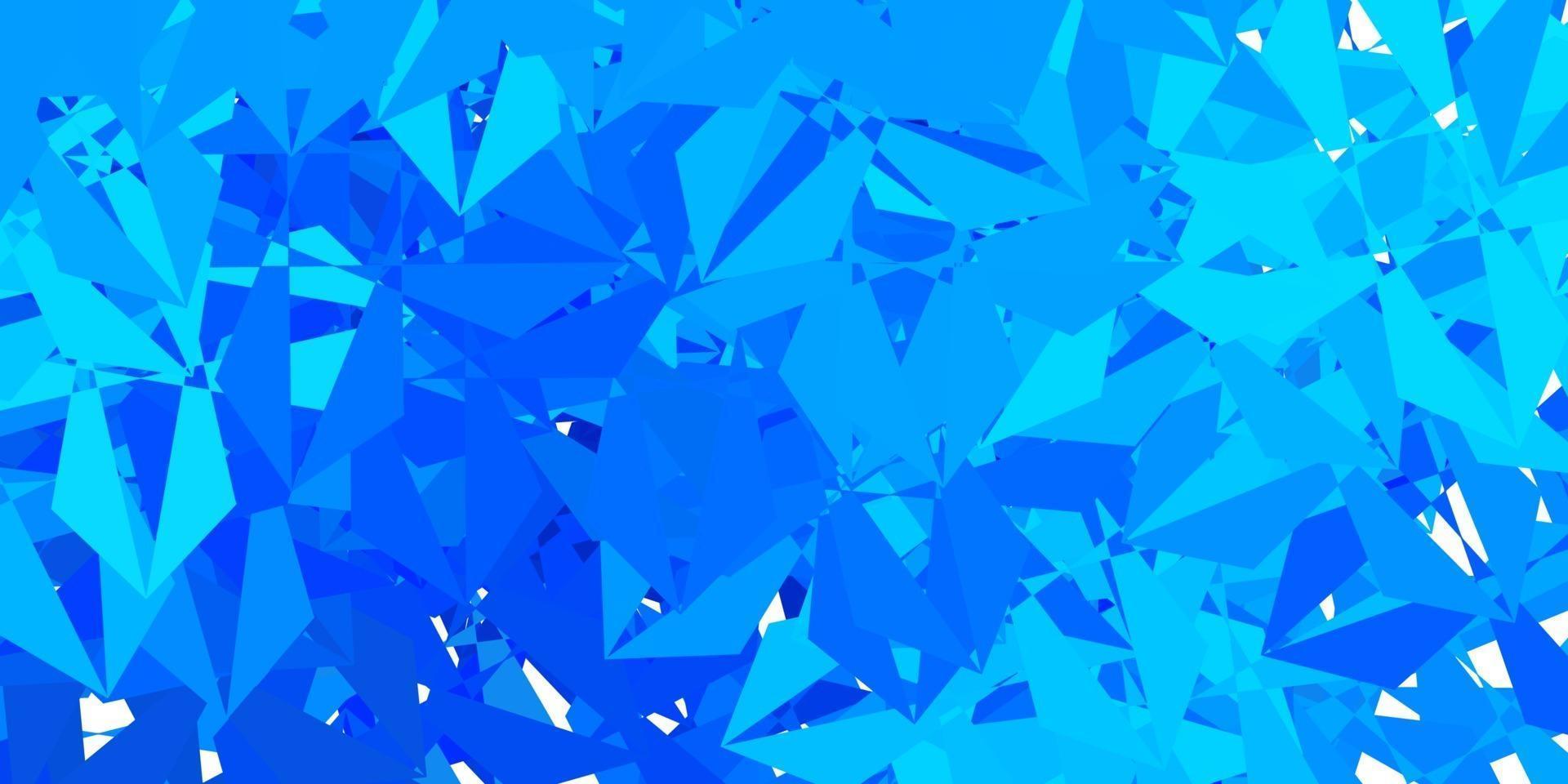 donkerblauwe vector abstracte driehoeksachtergrond.