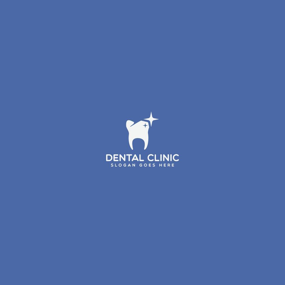 logo tandheelkundige kliniek vector