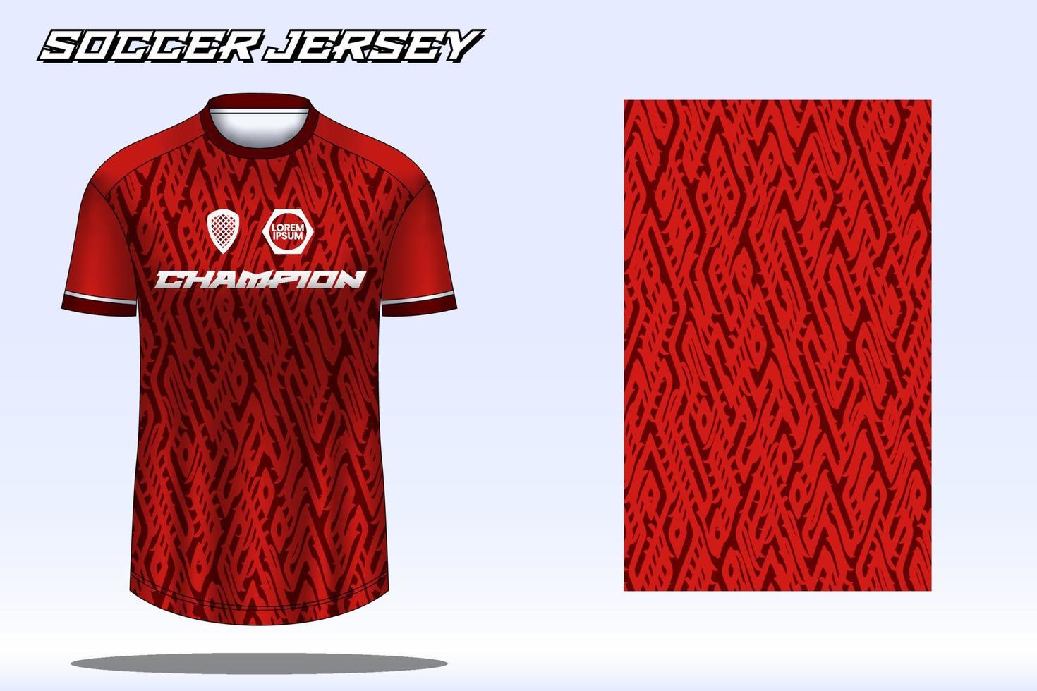 voetbal Jersey sport t-shirt ontwerp mockup voor Amerikaans voetbal club vector