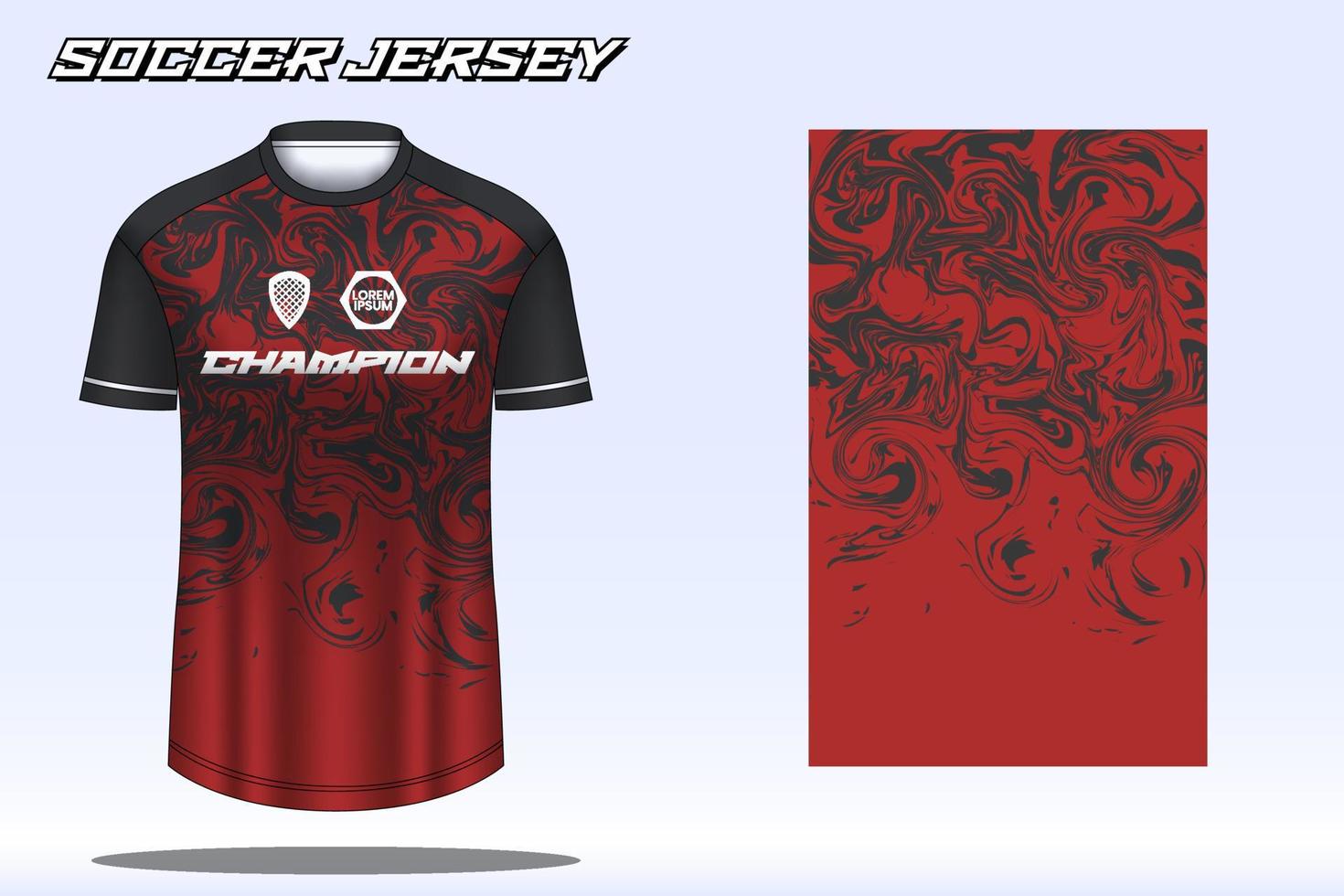 voetbal Jersey sport t-shirt ontwerp mockup voor Amerikaans voetbal club vector