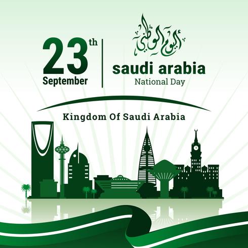 saudi nationale dag vector