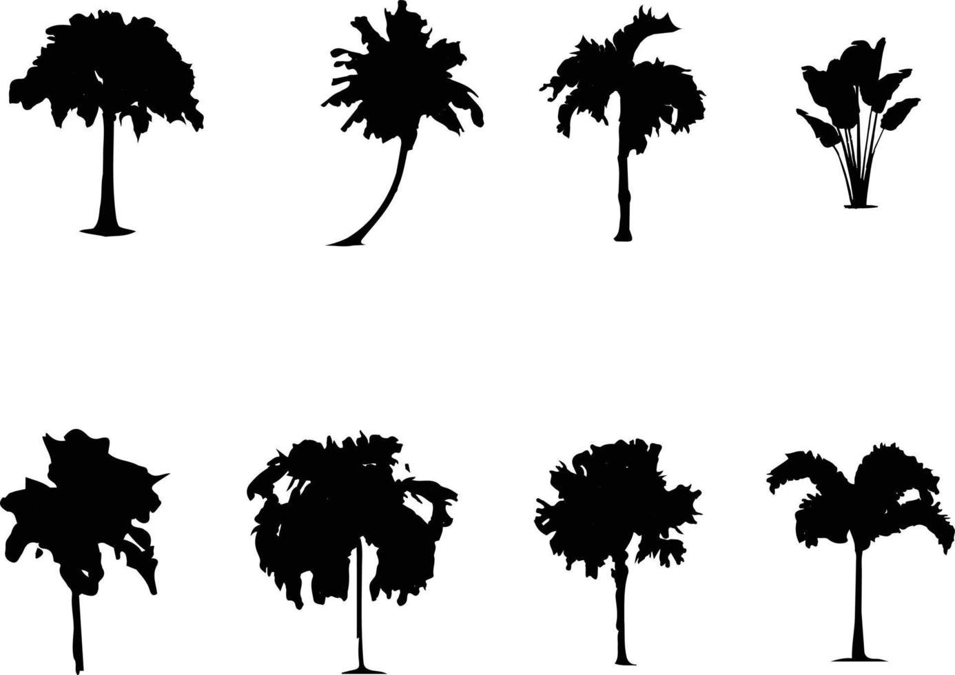 palmboom vector