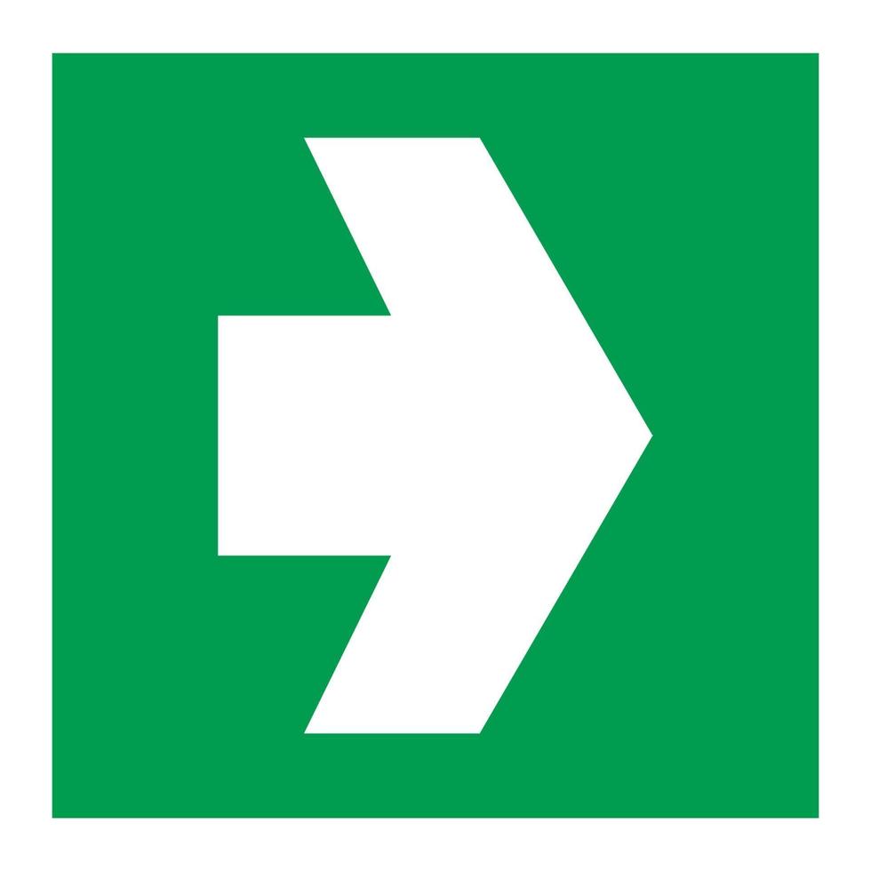 exit groen teken isoleren op witte achtergrond, vector illustratie eps.10