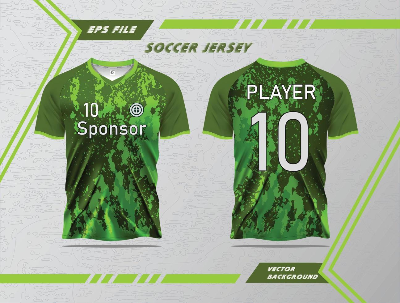 voetbal Jersey sjabloon uitrusting sport t overhemd ontwerp met modern en uniek concept voor Amerikaans voetbal club vector