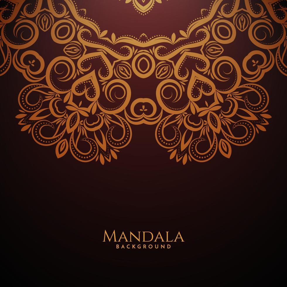 mooie mandala ontwerp decoratieve luxe achtergrond vector