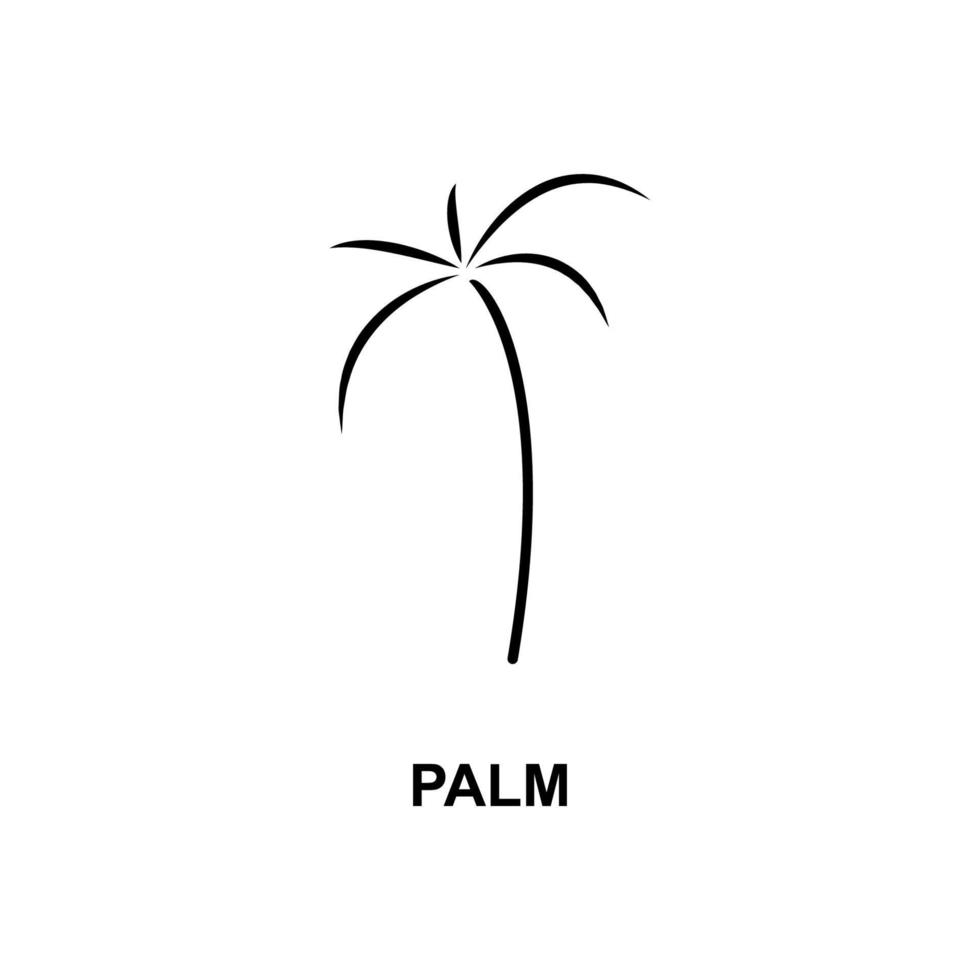 palm vector icoon