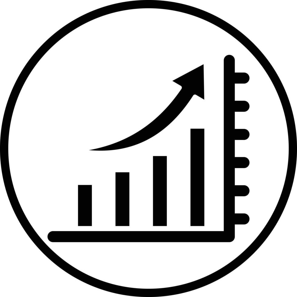 bar diagram vector icoon ontwerp