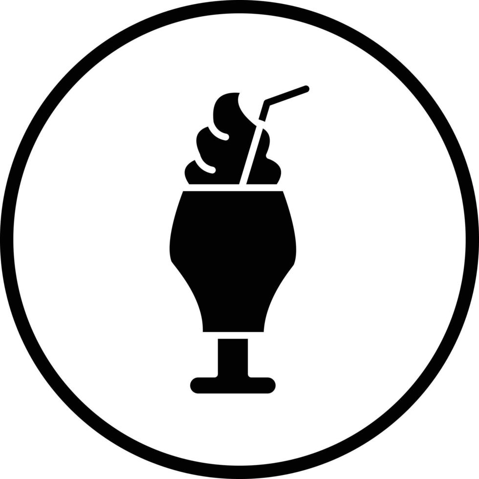 milkshake vector icoon ontwerp