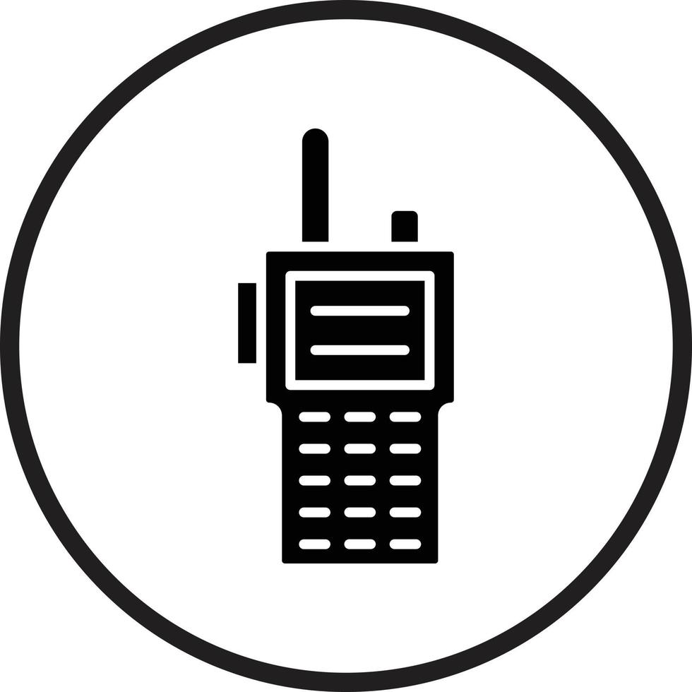 walkie talkie vector icoon ontwerp