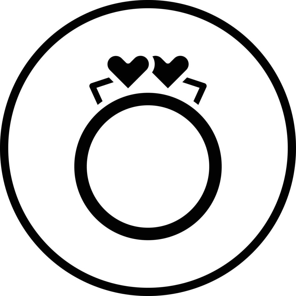 bruiloft ringen vector icoon ontwerp