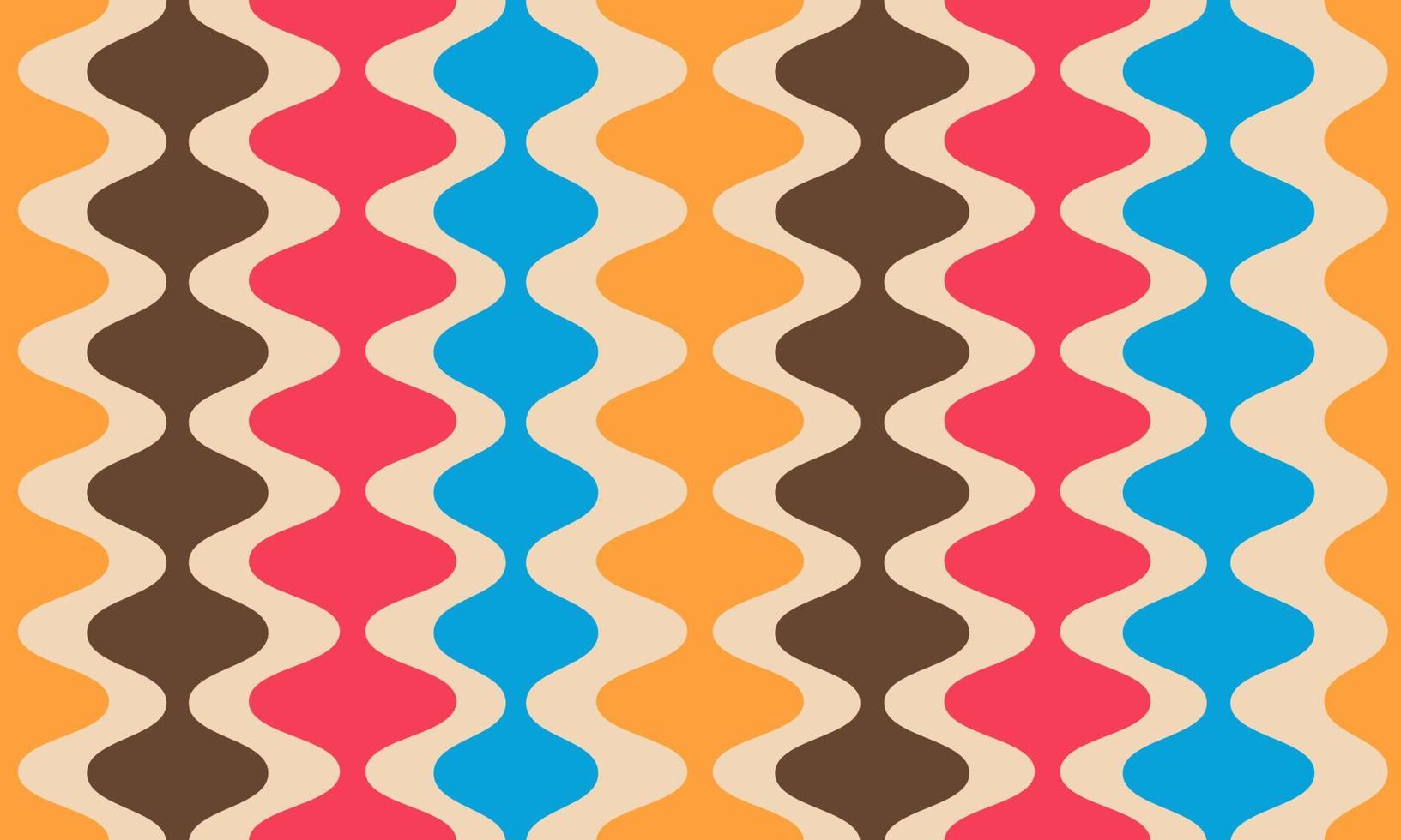 abstract wijnoogst retro esthetisch achtergrond verticaal golvend patroon vector