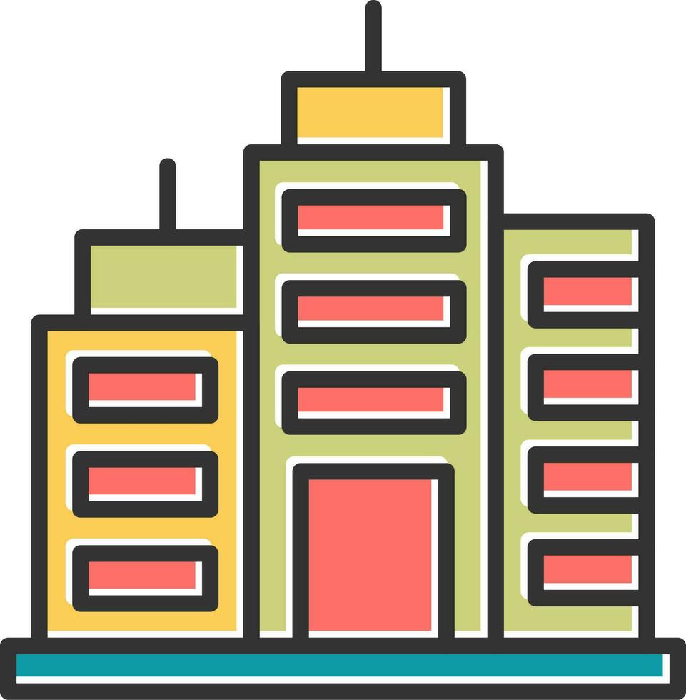 gebouw vector pictogram