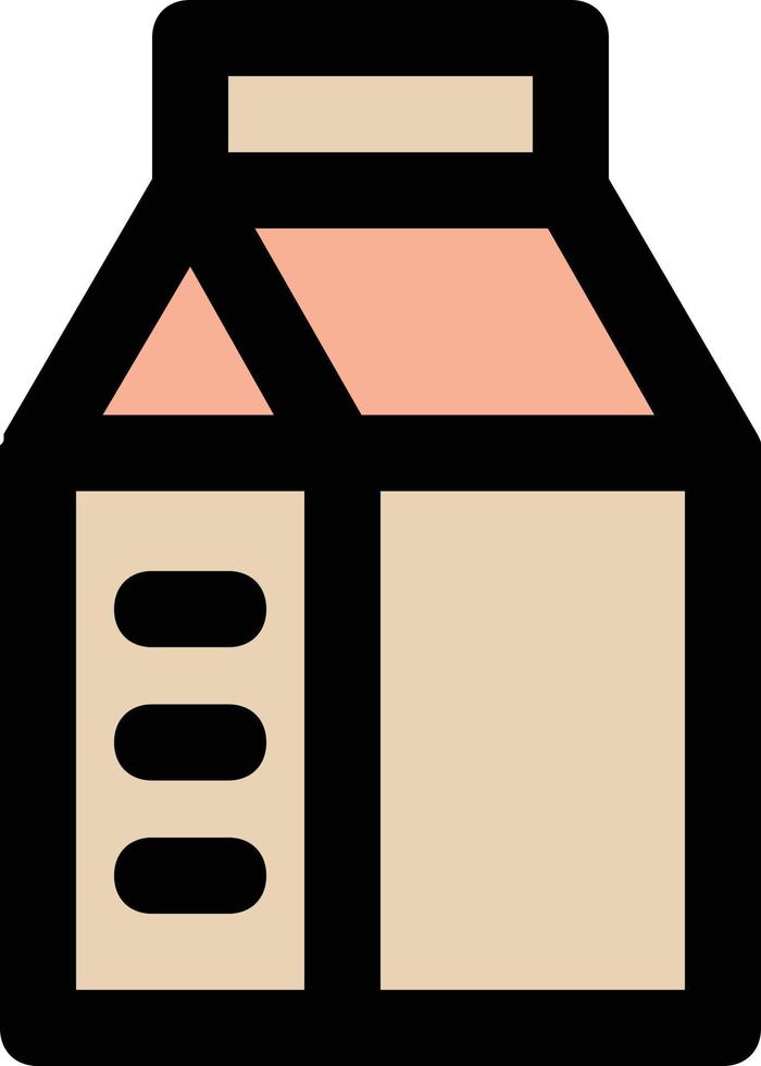 melk ontbijt illustratie vector