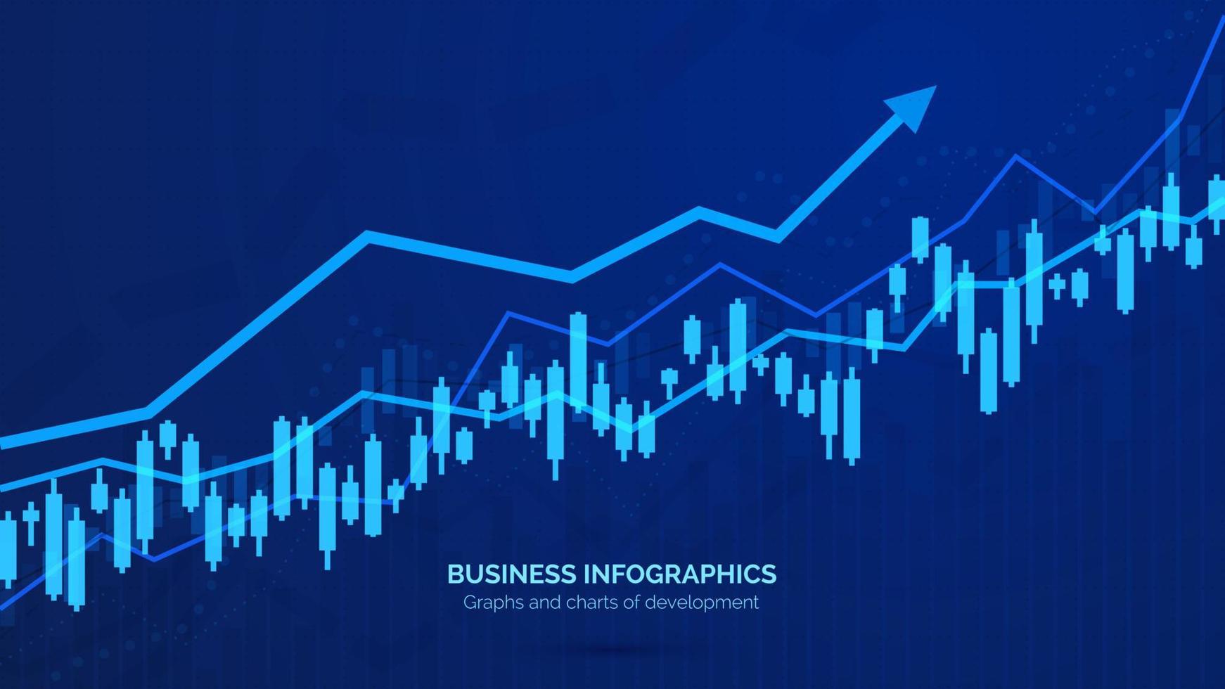 diagram of tabel van bedrijf gegevens. abstract statistisch diagram. ontwikkeling van succes investering. vector