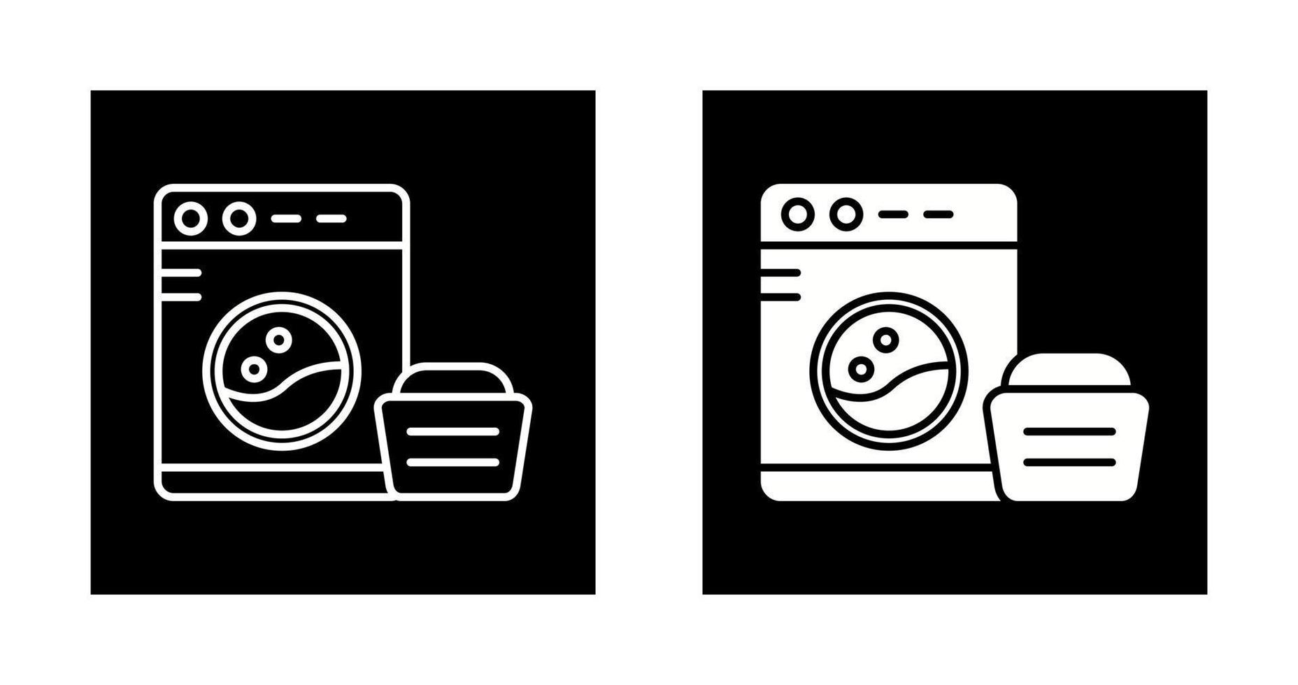 wasmachine vector pictogram