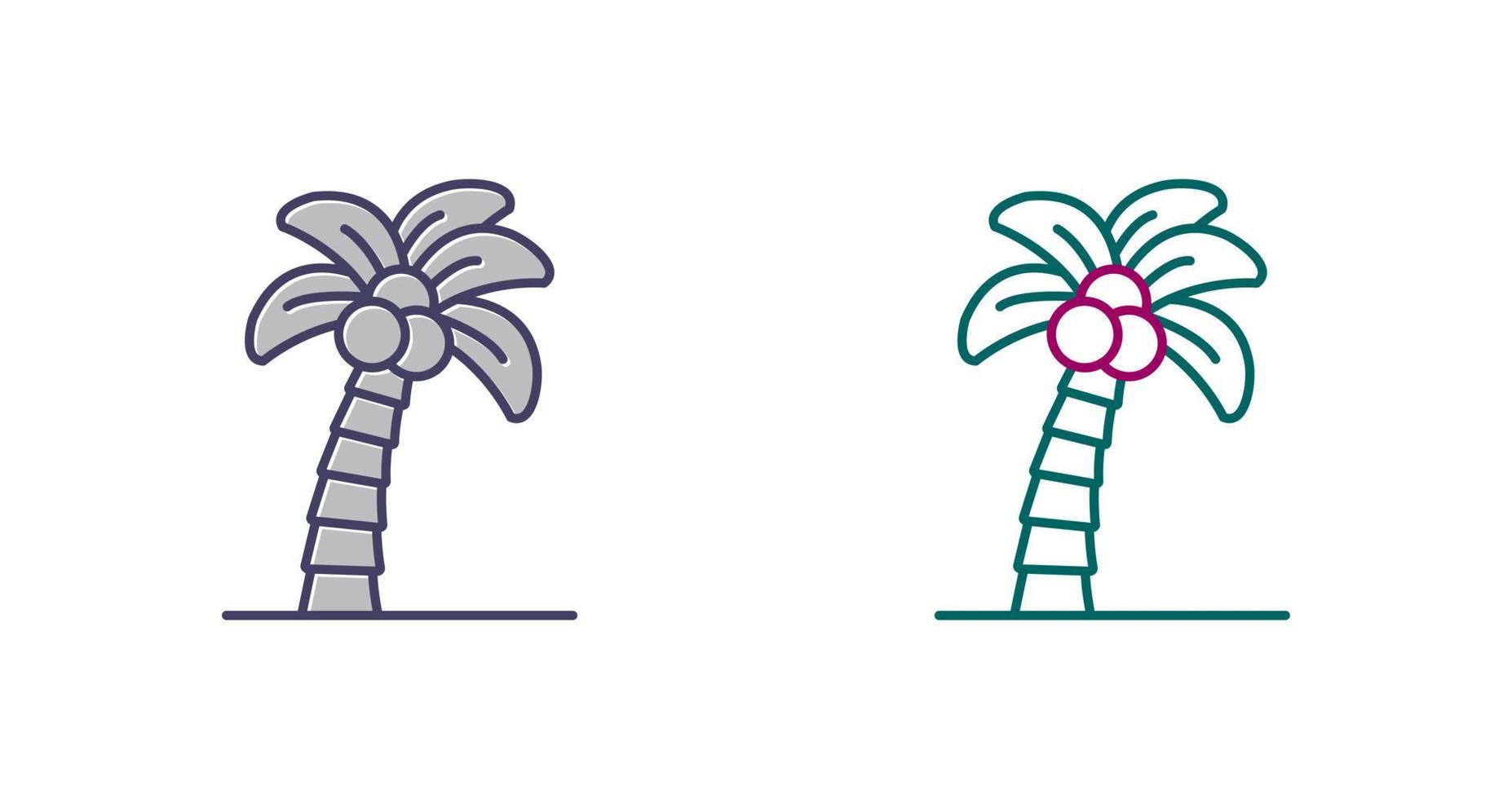 palm boom vector icoon