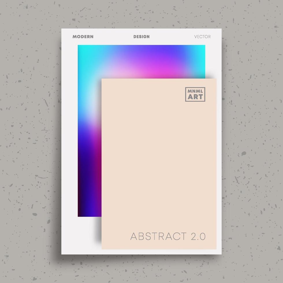 abstract minimaal ontwerp voor flyer, poster, brochureomslag, portfoliosjabloon, behang, typografie of andere afdrukproducten. vector
