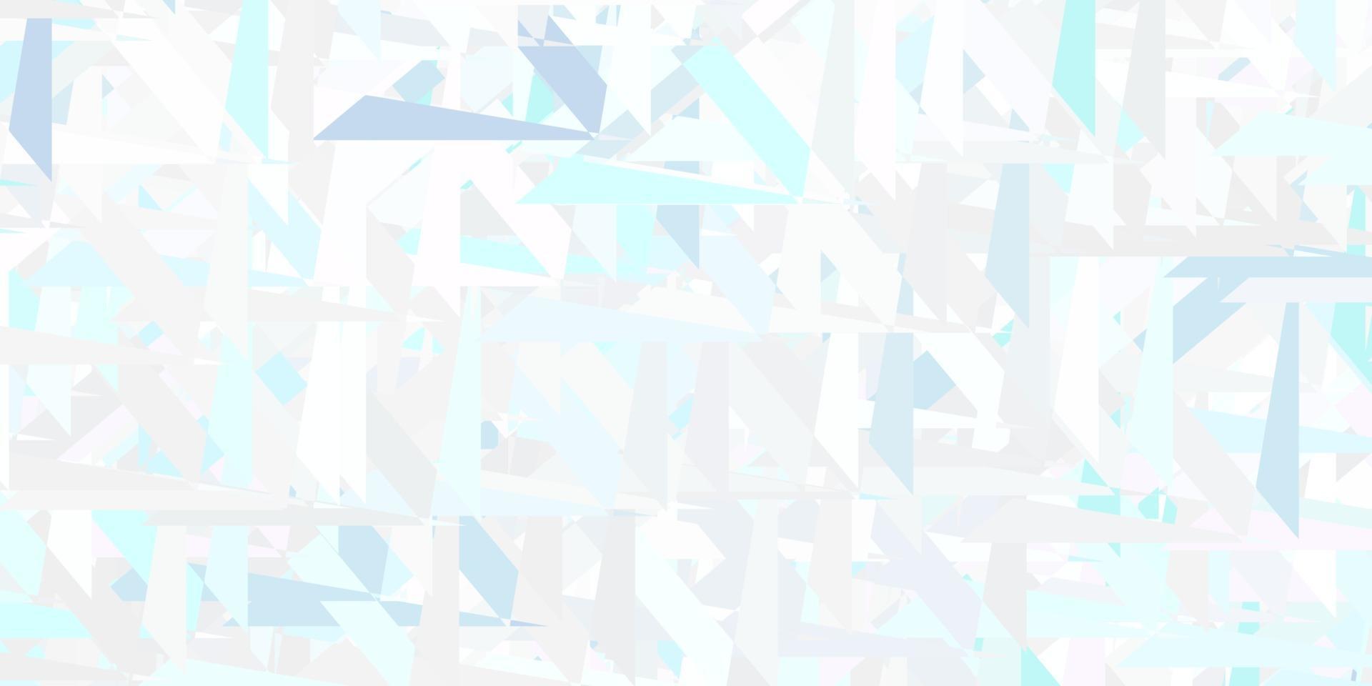 lichtroze, blauw vectormalplaatje met driehoeksvormen. vector
