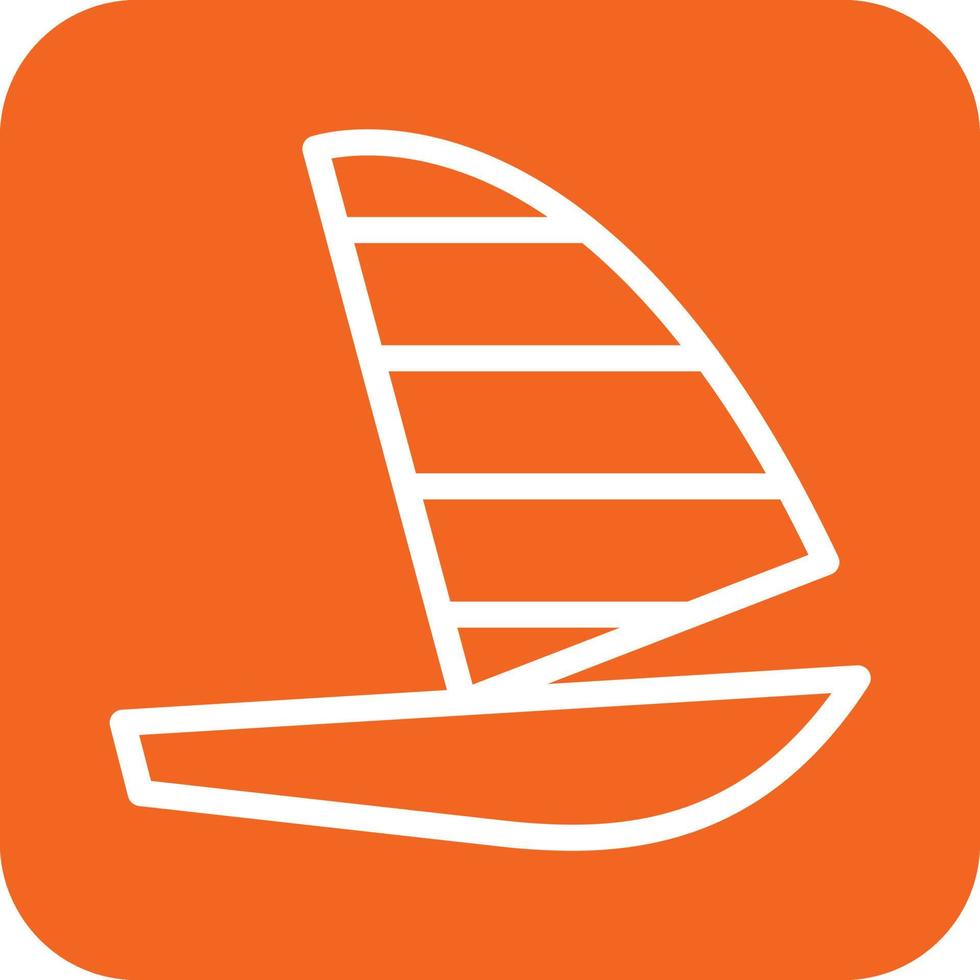 windsurfen icoon vector ontwerp