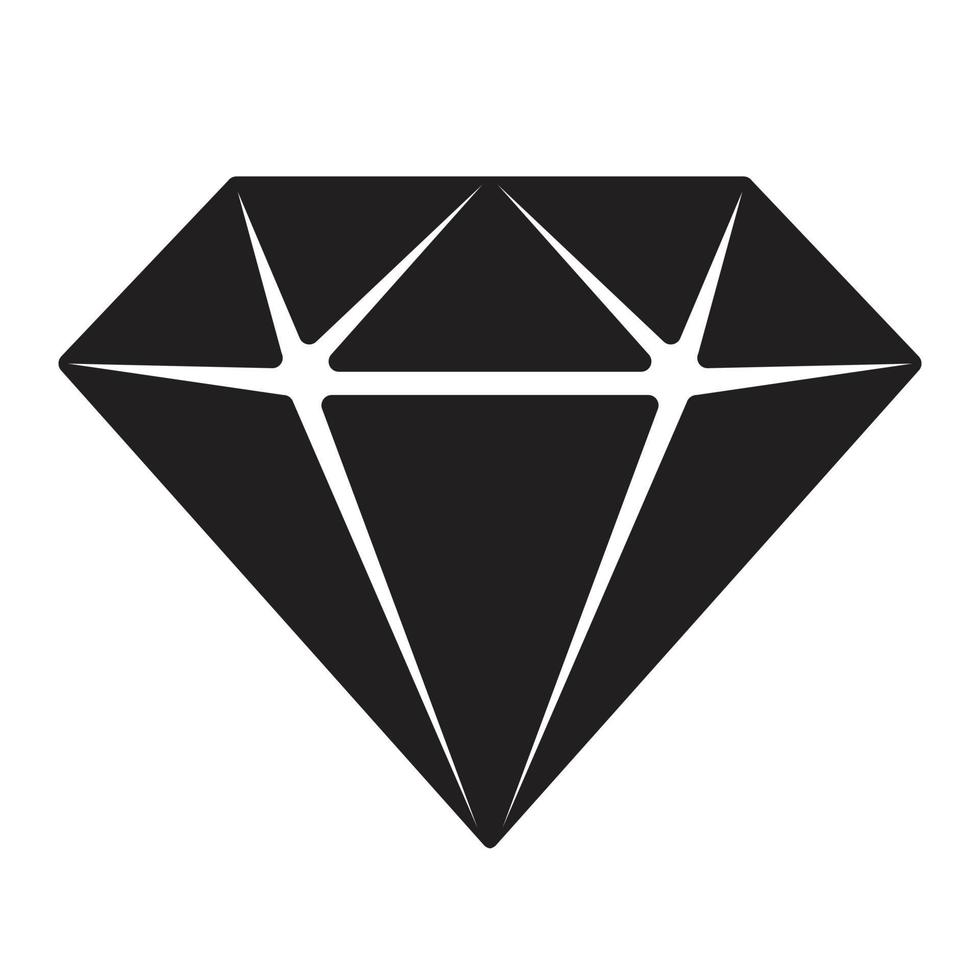 diamant vector edelsteen icoon logo illustratie sieraden