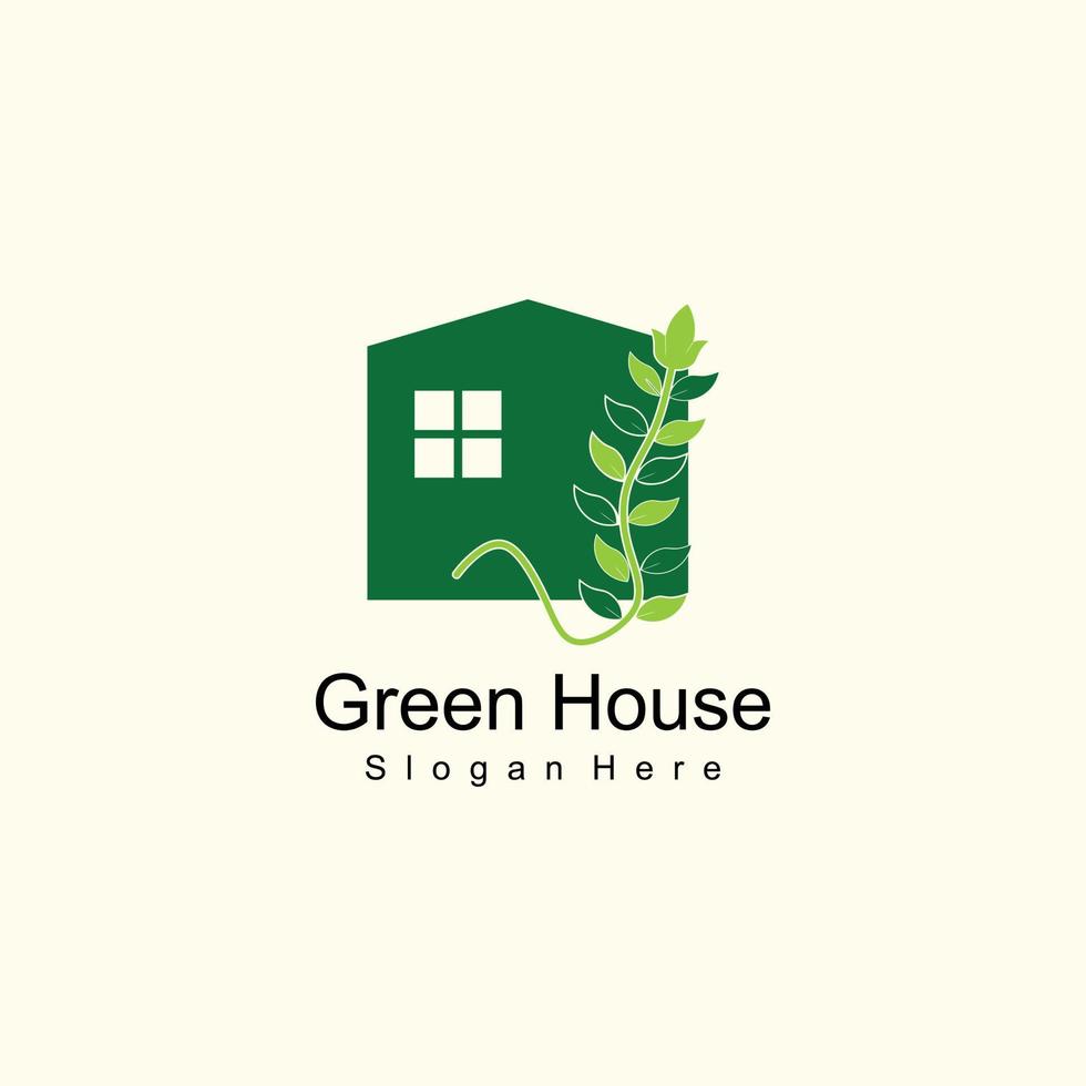 groen huis ideeën vector
