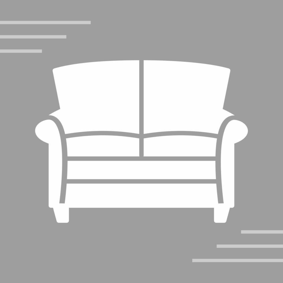 dubbele sofa vector icoon