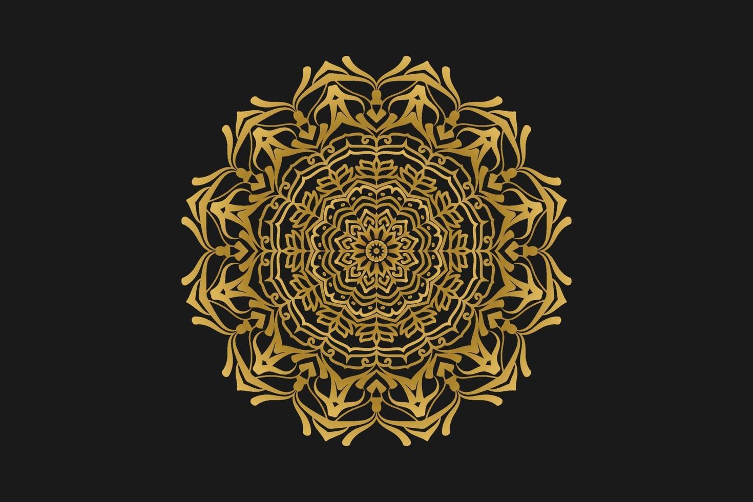 luxe decoratieve mandala vectorillustratie vector