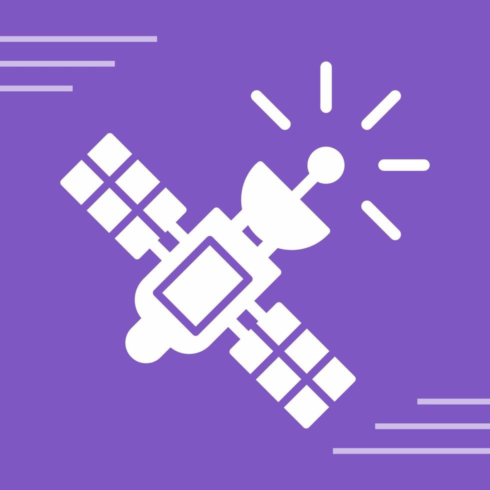 satelliet vector pictogram