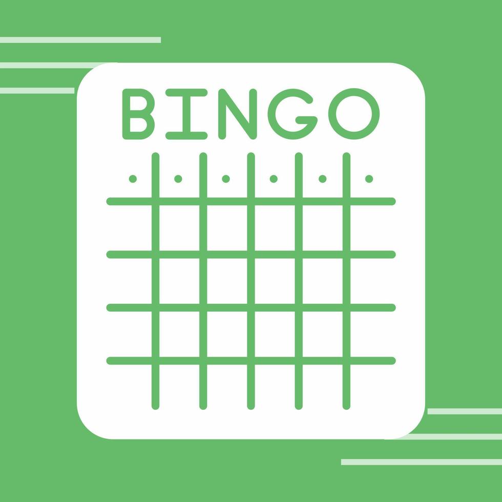 bingo vector icoon