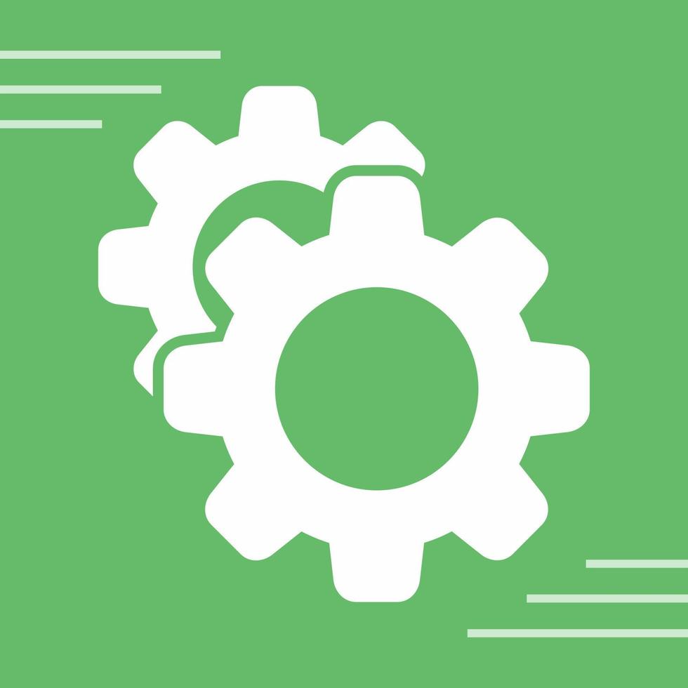 tandwiel vector pictogram