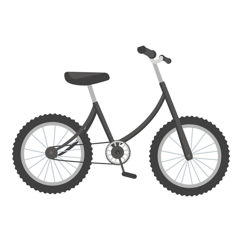 kind fiets icoon tekenfilm vector. sport fietser vector