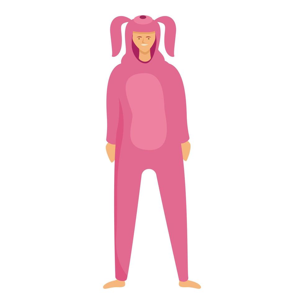 kigurumi konijn icoon tekenfilm vector. partij karakter vector