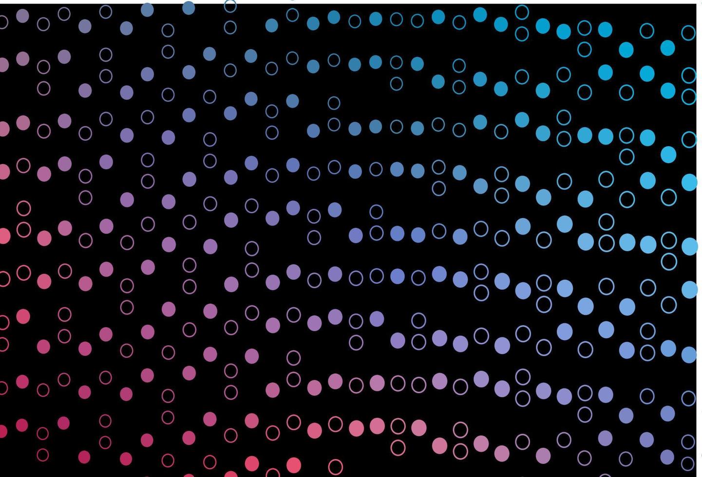 donkerblauwe, rode vectorachtergrond met bellen. vector