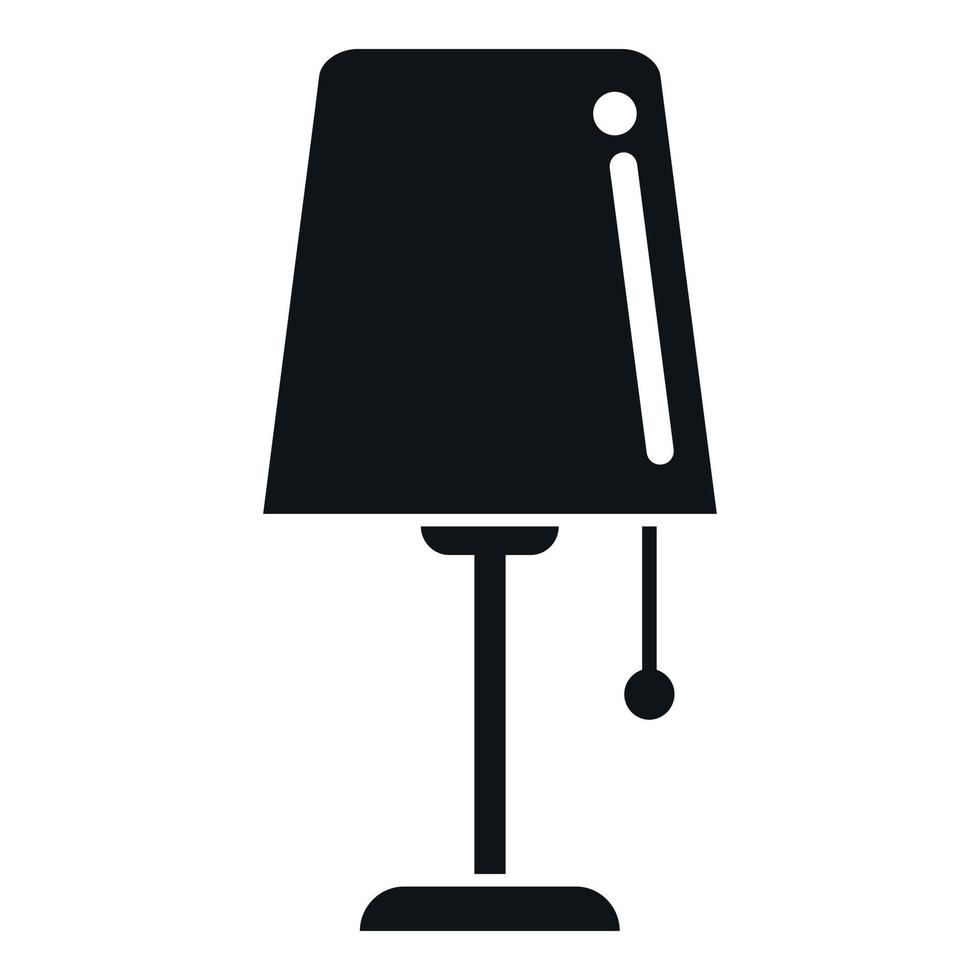 nacht lamp icoon gemakkelijk vector. slapeloosheid probleem vector