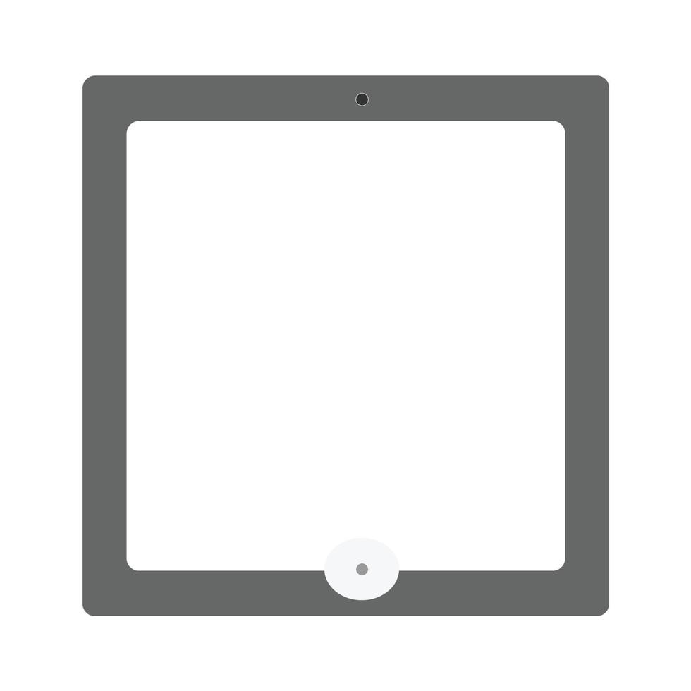 tablet kader met blanco scherm. technologie vector