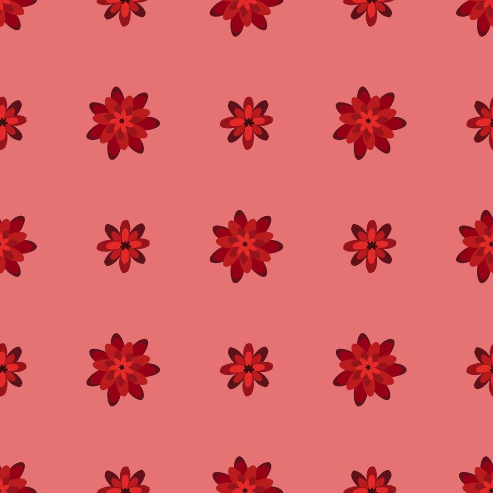 hand- getrokken abstract ditsy bloemen herhalen vector patroon geïsoleerd achtergrond.