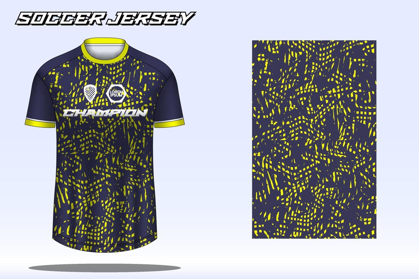 voetbal Jersey sport t-shirt ontwerp mockup voor Amerikaans voetbal club vector