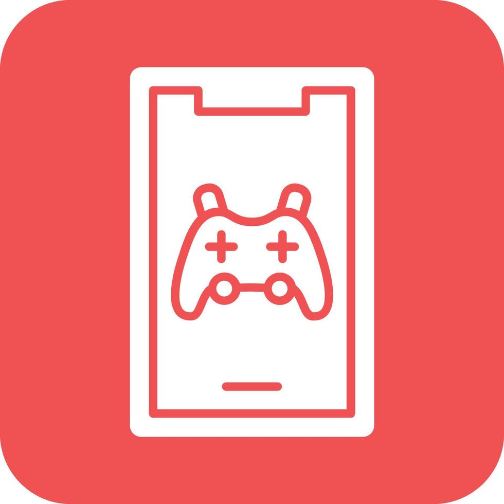 mobiel gaming vector icoon ontwerp