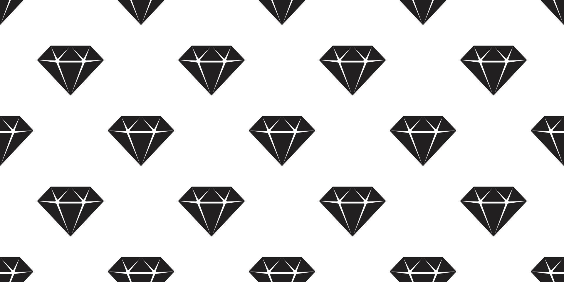 diamant naadloos patroon vector geïsoleerd sieraden edelsteen behang achtergrond
