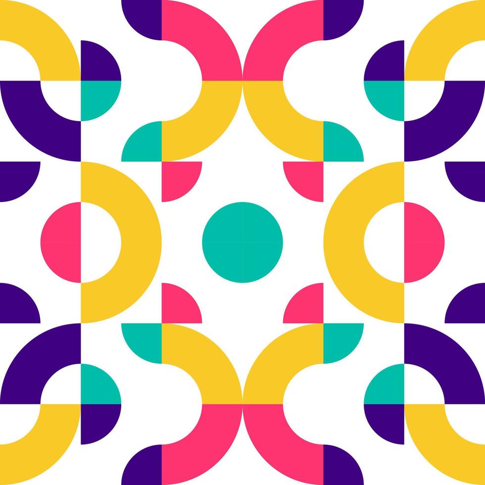 vector meetkundig patroon illustratie met een vrolijk, kleurrijk thema