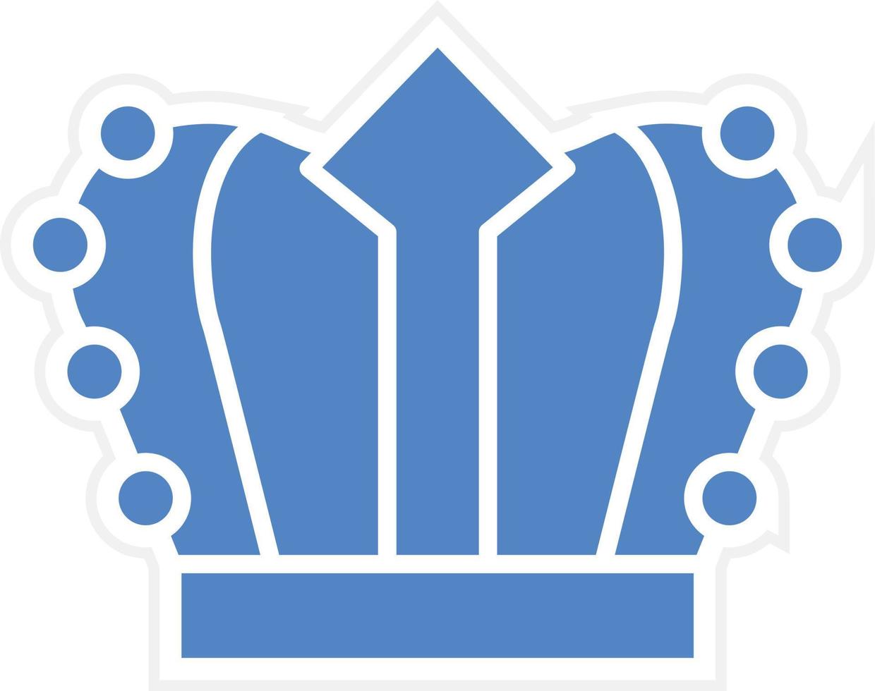 kroon vector icoon ontwerp
