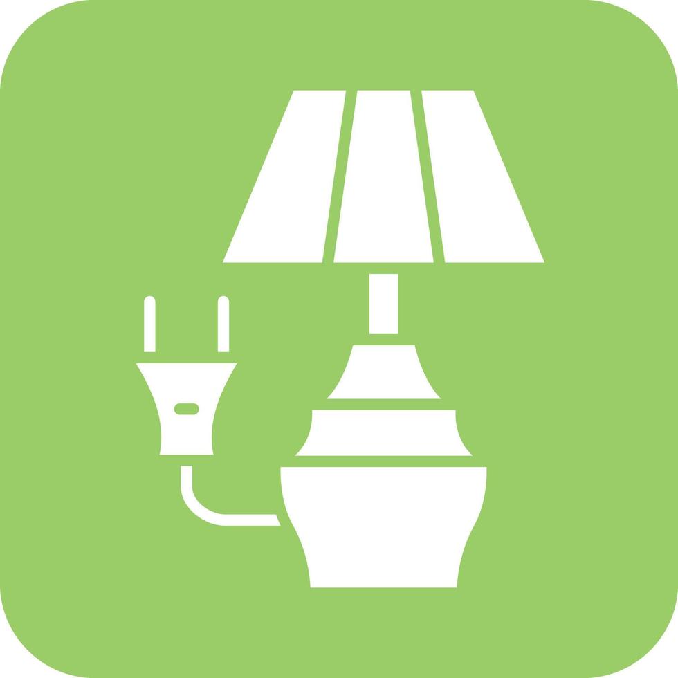 elektrisch lamp vector icoon ontwerp