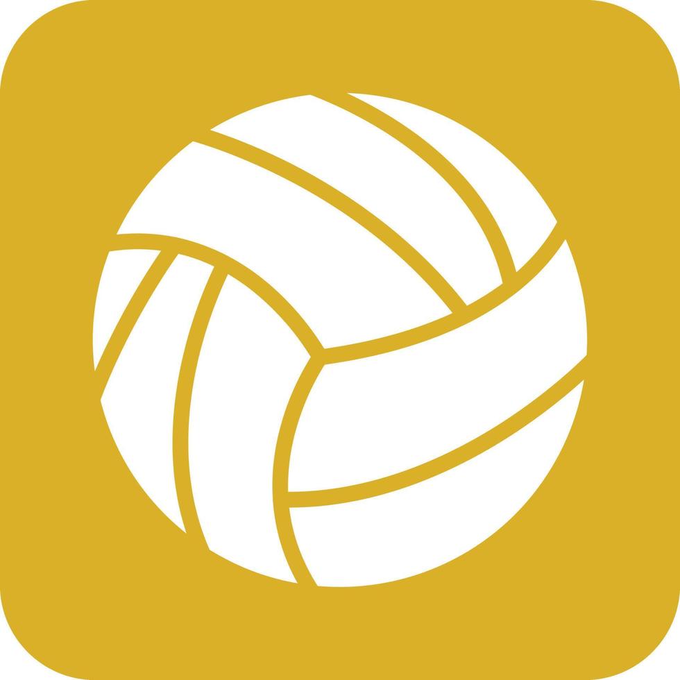 volleybal icoon vetor stijl vector