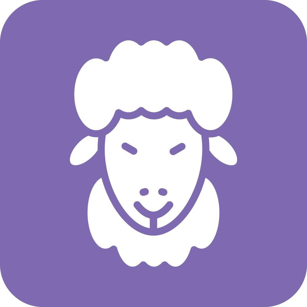 schapen icoon vetor stijl vector
