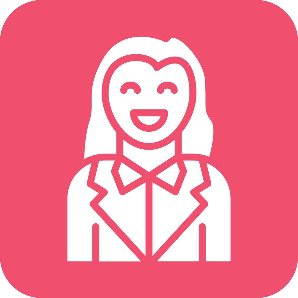 glimlachen Dames vector icoon ontwerp